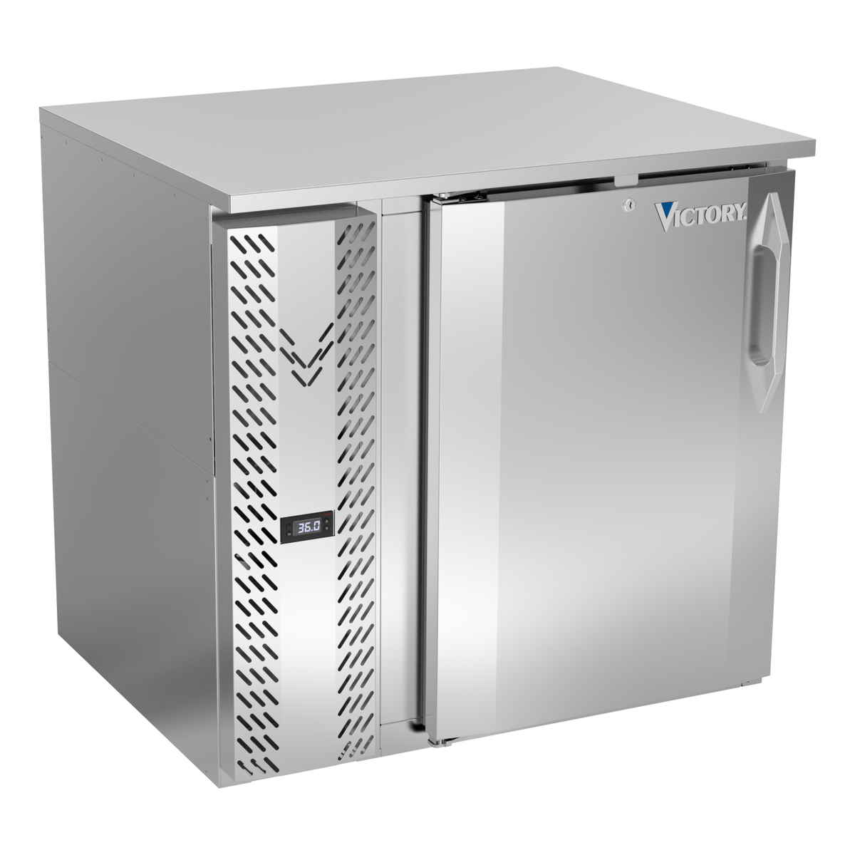 Victory VBB36HC-F-S 36" Solid Door Back Bar Cooler
