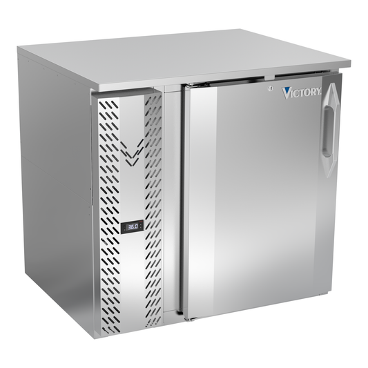 Victory VBB36HC-F-S 36" Solid Door Back Bar Cooler