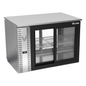 Victory VBB48HC-F-GS-PT-S 48" Solid Door Back Bar Cooler