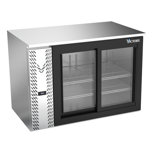 Victory VBB48HC-F-GS-S 48" Solid Door Back Bar Cooler