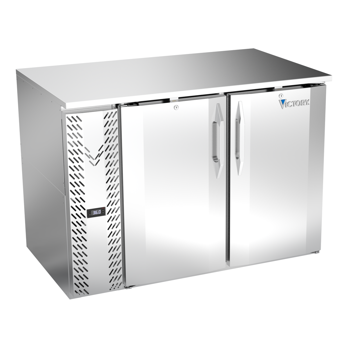 Victory VBB48HC-F-S 48" Solid Door Back Bar Cooler