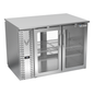 Victory VBB48HC-FG-PT-S 48" Solid Door Back Bar Cooler
