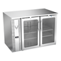 Victory VBB48HC-FG-S 48" Solid Door Back Bar Cooler