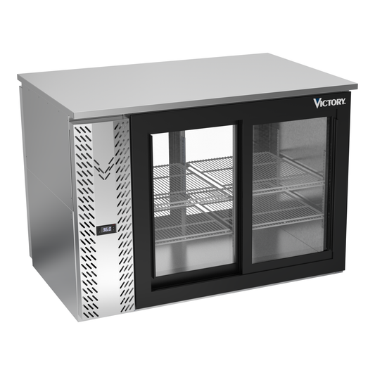 Victory VBB48HC-GS-PT-S 48" Solid Door Back Bar Cooler