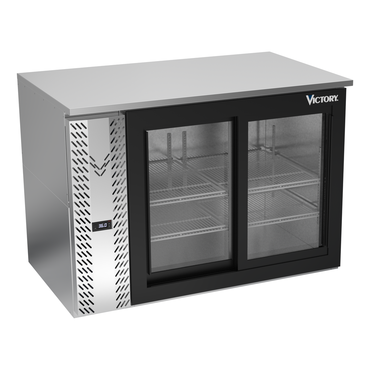 Victory VBB48HC-GS-S 48" Solid Door Back Bar Cooler