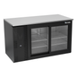 Victory VBB58HC-F-GS-B 58" Solid Door Back Bar Cooler