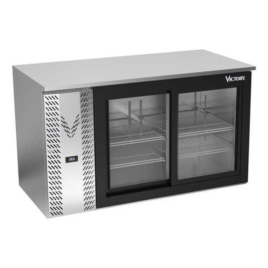 Victory VBB58HC-GS-S 58" Solid Door Back Bar Cooler