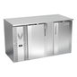 Victory VBB58HC-S 58" Solid Door Back Bar Cooler