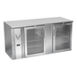 Victory VBB68HC-G-S 68" Solid Door Back Bar Cooler