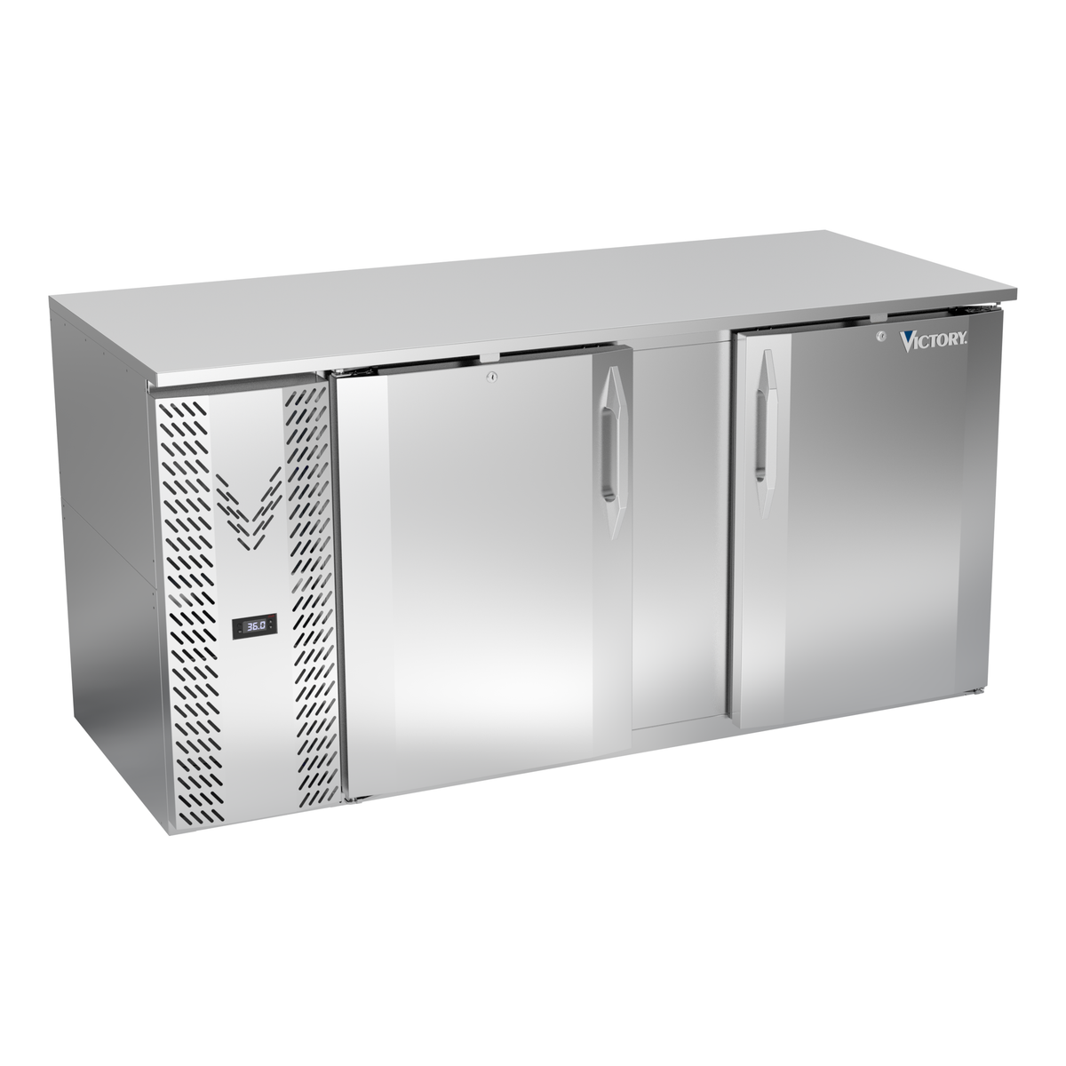 Victory VBB68HC-S 68" Solid Door Back Bar Cooler
