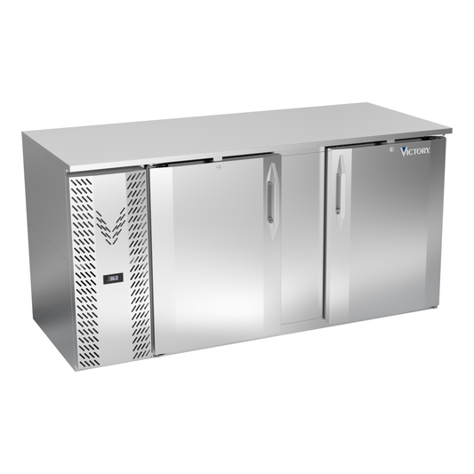 Victory VBB68HC-S 68" Solid Door Back Bar Cooler