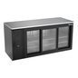 Victory VBB72HC-F-GS-B 72" Solid Door Back Bar Cooler