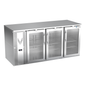 Victory VBB72HC-G-S 72" Solid Door Back Bar Cooler