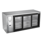 Victory VBB72HC-GS-S 72" Solid Door Back Bar Cooler
