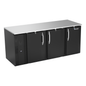 Victory VBB78HC-F-B 78" Solid Door Back Bar Cooler