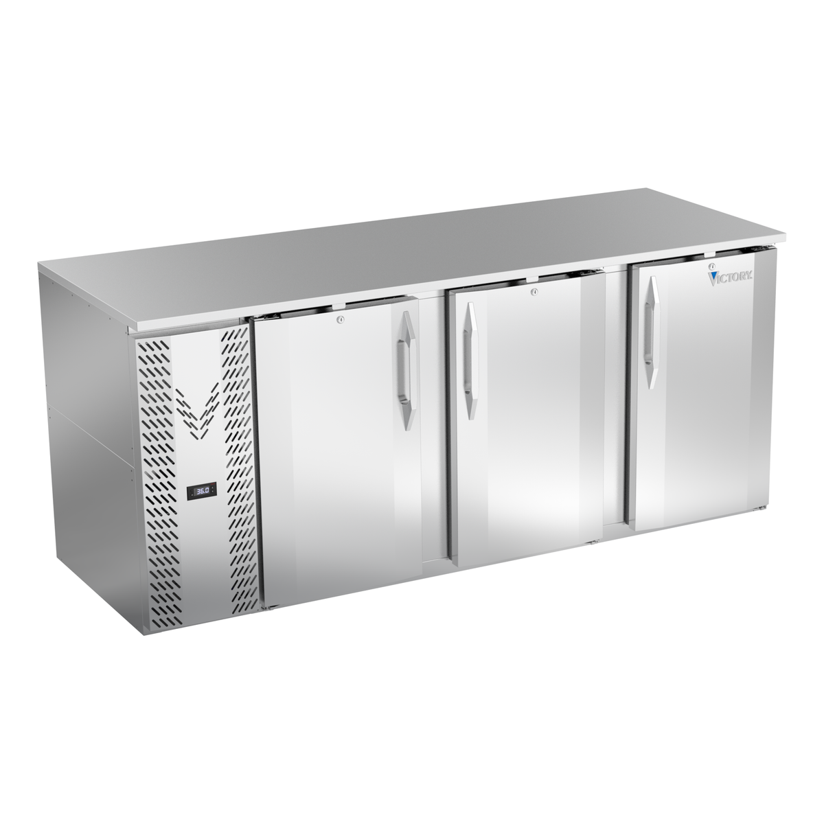 Victory VBB78HC-S 78" Solid Door Back Bar Cooler