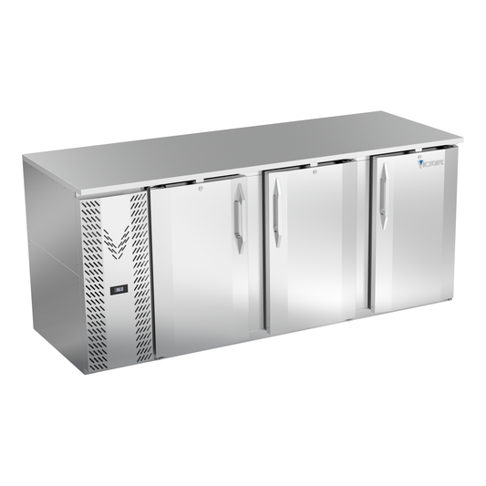 Victory VBB78HC-S 78" Solid Door Back Bar Cooler