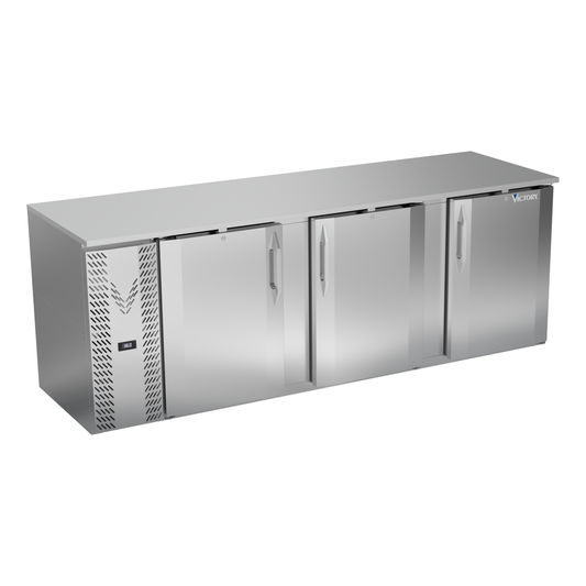 Victory VBB94HC-F-S 94" Solid Door Back Bar Cooler