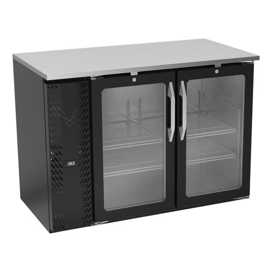 Victory VBBN48HC-FG-B 48" Solid Door Back Bar Cooler