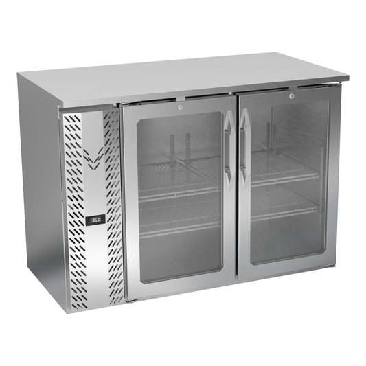 Victory VBBN48HC-FG-S 48" Solid Door Back Bar Cooler