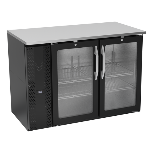 Victory VBBN48HC-G-B 48" Solid Door Back Bar Cooler