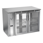 Victory VBBN48HC-G-PT-S 48" Solid Door Back Bar Cooler