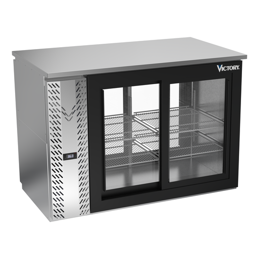 Victory VBBN48HC-GS-PT-S 48" Solid Door Back Bar Cooler