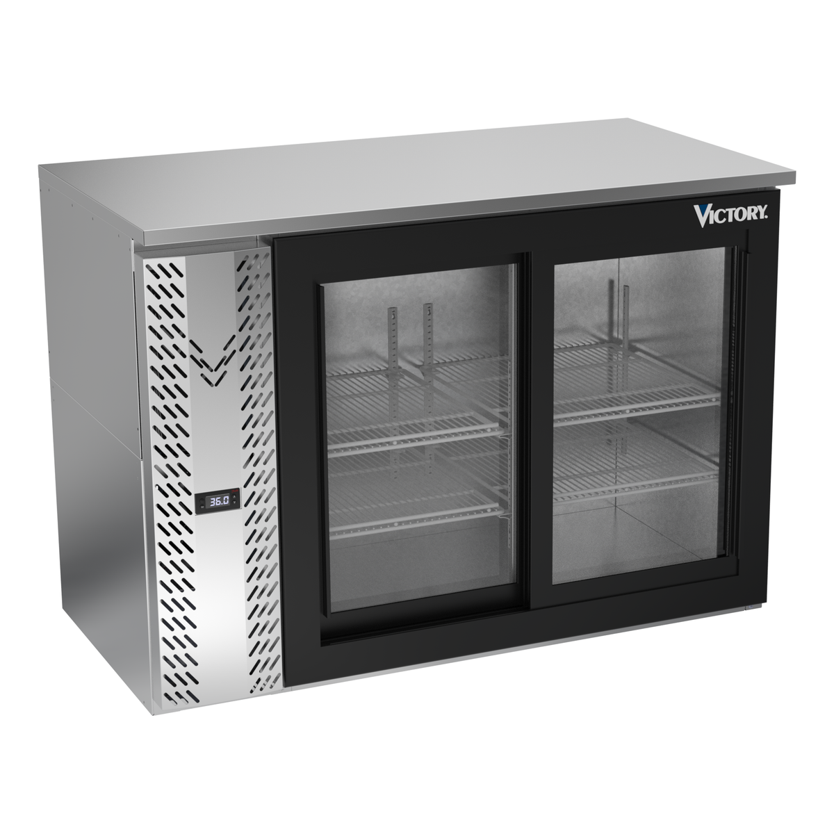 Victory VBBN48HC-GS-S 48" Solid Door Back Bar Cooler