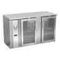 Victory VBBN58HC-G-S 58" Solid Door Back Bar Cooler