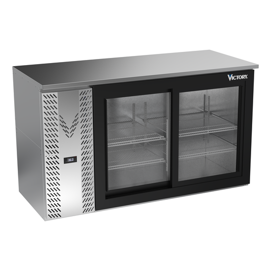 Victory VBBN58HC-GS-S 58" Solid Door Back Bar Cooler