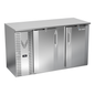 Victory VBBN58HC-S 58" Solid Door Back Bar Cooler