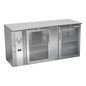 Victory VBBN68HC-G-S 68" Solid Door Back Bar Cooler
