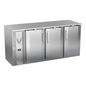 Victory VBBN72HC-F-S 72" Solid Door Back Bar Cooler
