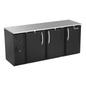 Victory VBBN78HC-F-B 78" Solid Door Back Bar Cooler