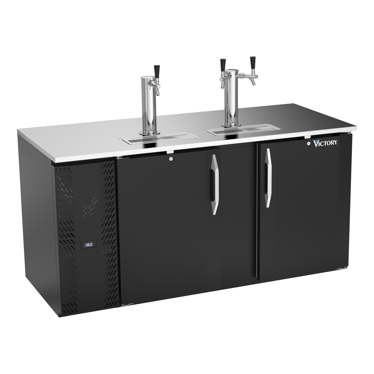 Victory VDD68HC-B 68" Draft Beer Cooler