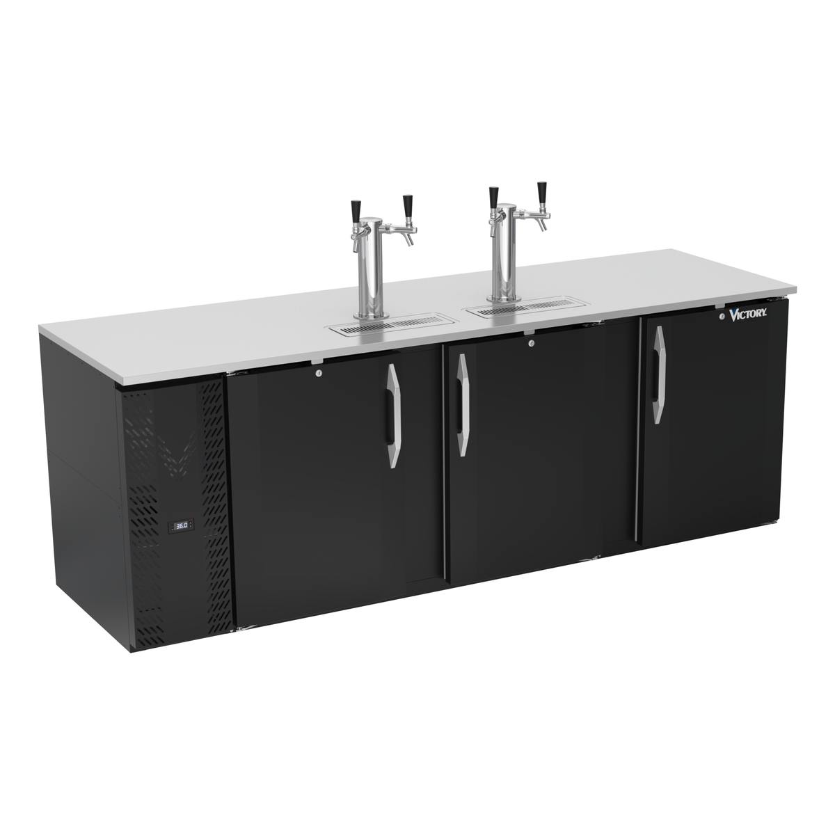 Victory VDD94HC-B 94" Draft Beer Cooler