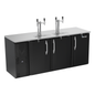 Victory VDDN78HC-B 78" Draft Beer Cooler