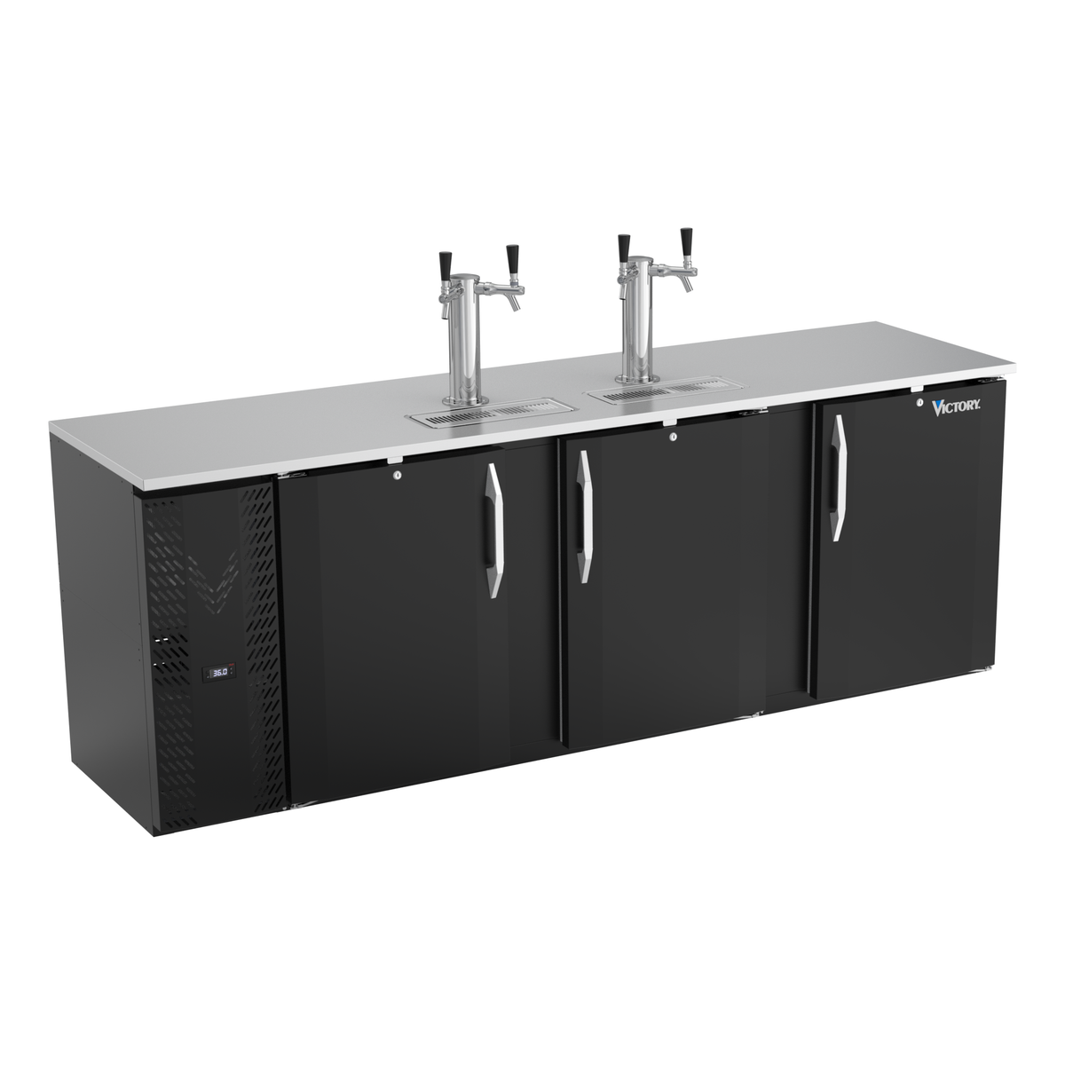 Victory VDDN94HC-B 94" Draft Beer Cooler