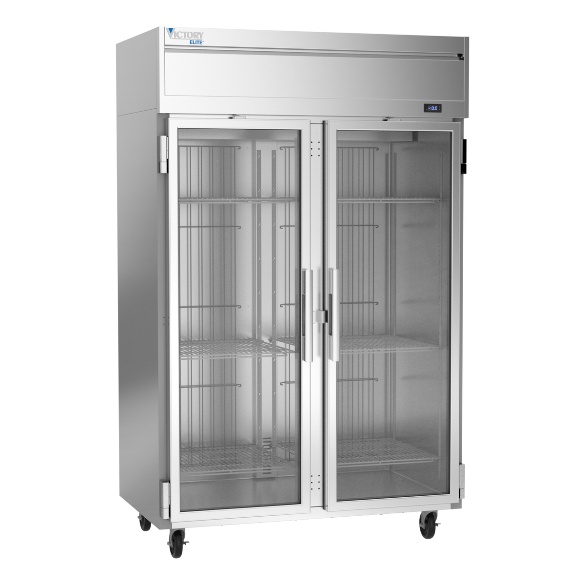 Victory VEFSA-2D-GD-HC 52" Solid Door Reach-In Freezer