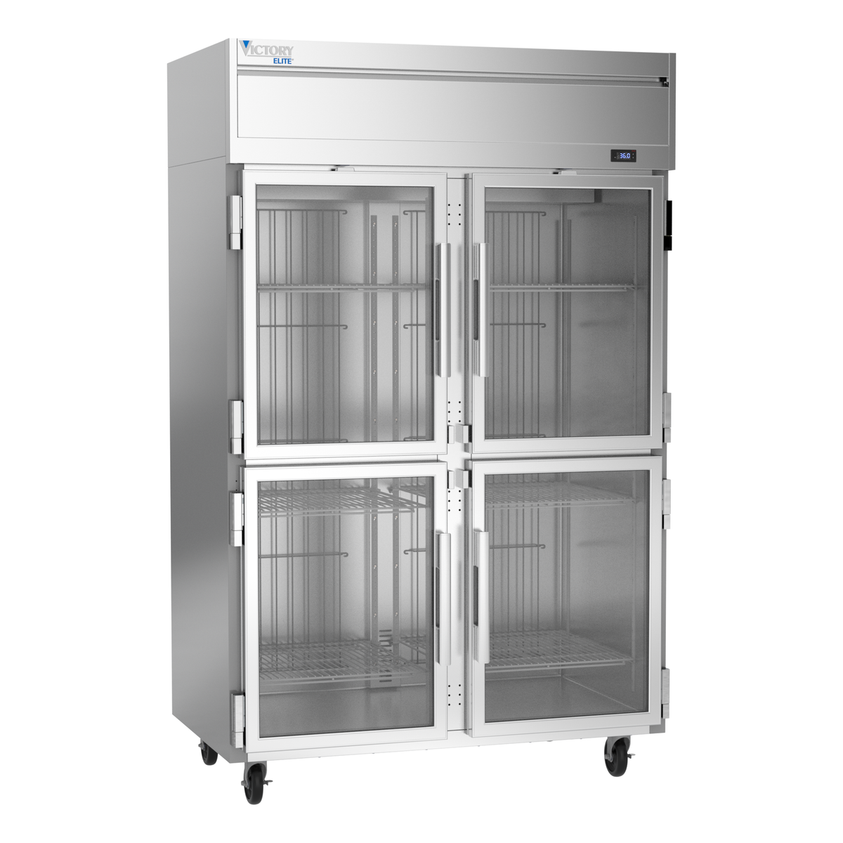 Victory VERSA-2D-HG-HC 52" Solid Door Reach-In Refrigerator