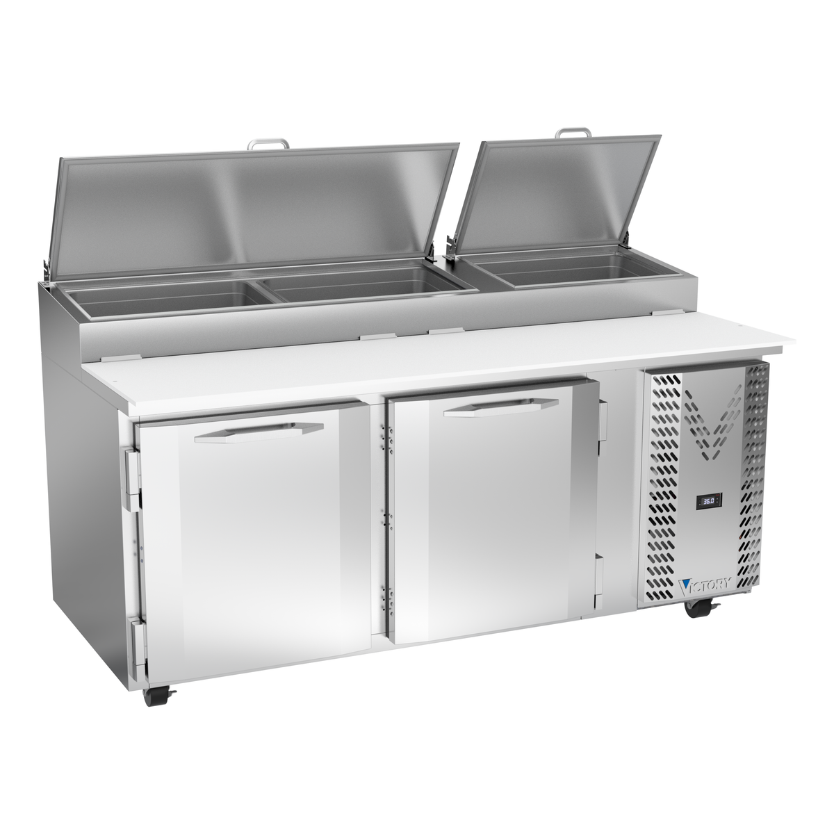 Victory VPP72HC 72" Pizza Prep Table