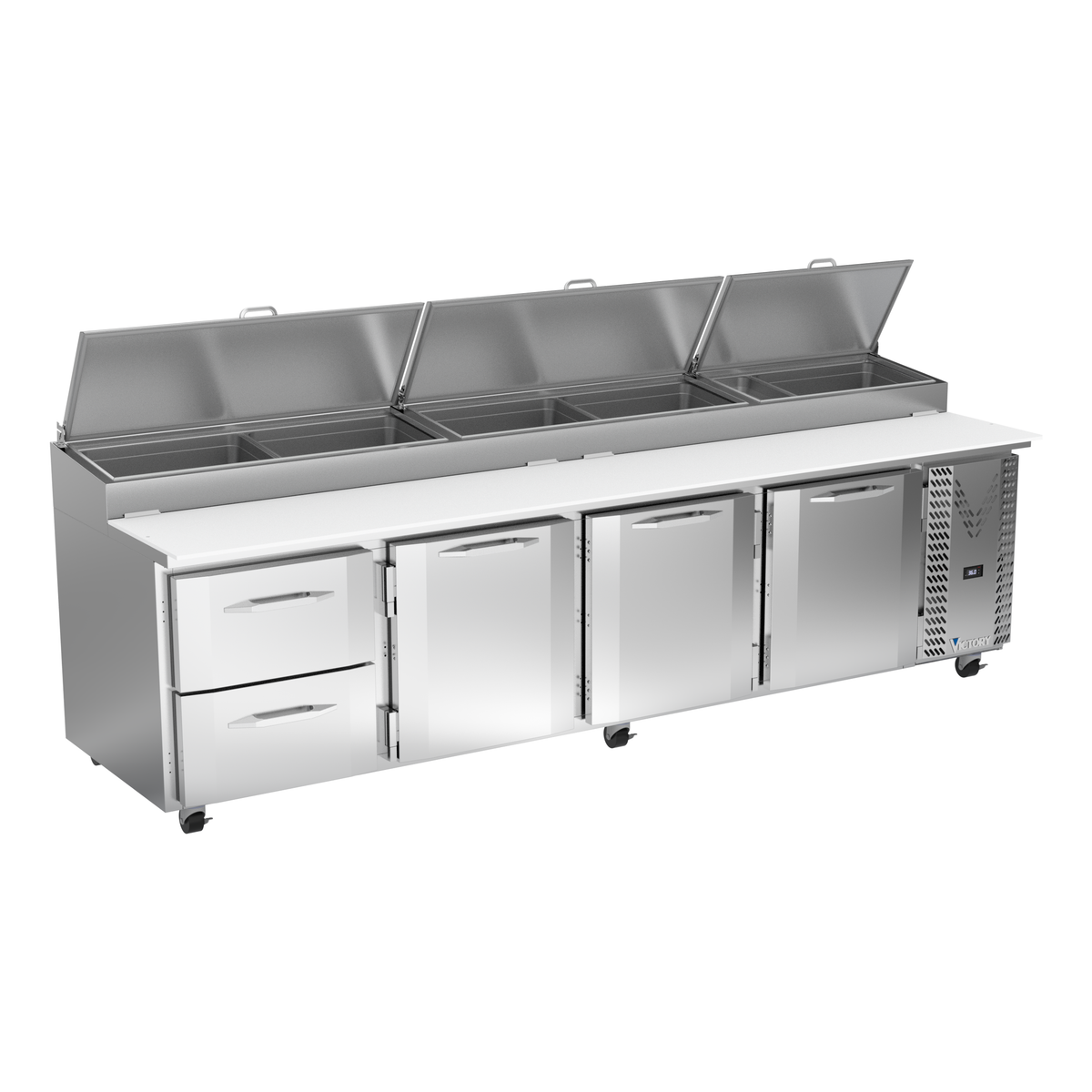 Victory VPPD119HC-2 119" Pizza Prep Table
