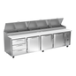 Victory VPPD119HC-3 119" Pizza Prep Table