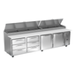 Victory VPPD119HC-6T 119" Pizza Prep Table