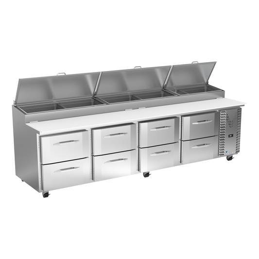 Victory VPPD119HC-8 119" Pizza Prep Table
