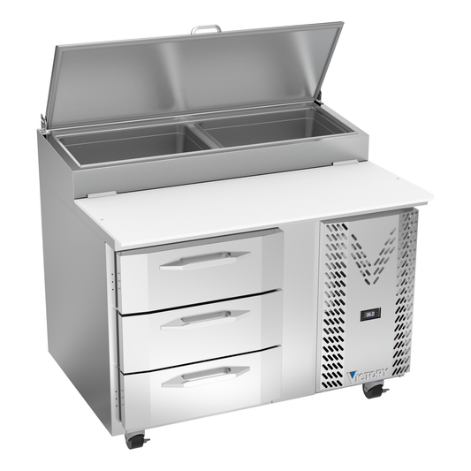Victory VPPD46HC-3 46" Pizza Prep Table