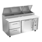 Victory VPPD67HC-2 67" Pizza Prep Table