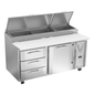 Victory VPPD67HC-3 67" Pizza Prep Table