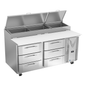 Victory VPPD67HC-6 67" Pizza Prep Table