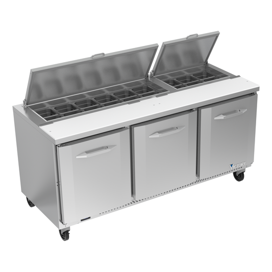 Victory VSP72HC-18 72" Sandwich / Salad Prep Table
